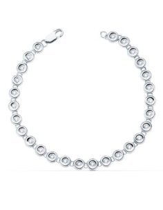 18K PULSERA RIVIERE ORO...