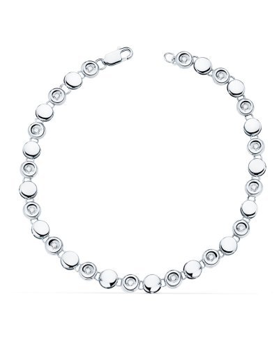 18K PULSERA RIVIERE ORO...