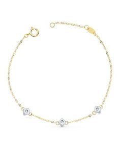 18K PULSERA ORO BICOLOR...