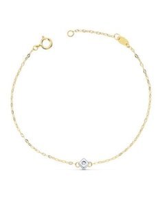18K PULSERA ORO BICOLOR...