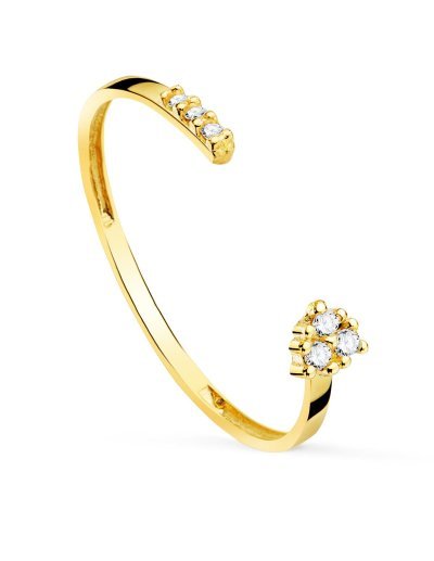 18K SORTIJA DIAMANTES 0.040...