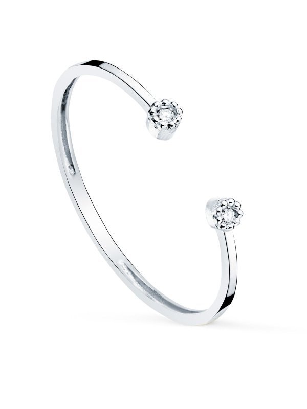 18K SORTIJA ORO BLANCO DIAMANTES...