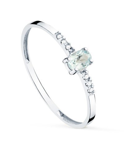 18K SORTIJA DIAMANTES 0.030...