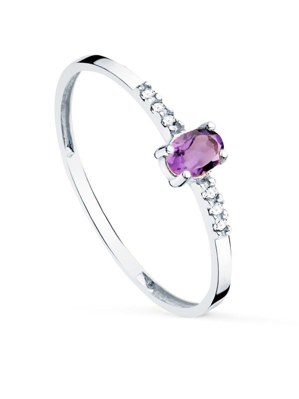 18K SORTIJA DIAMANTES 0.030 QT+ OVAL...