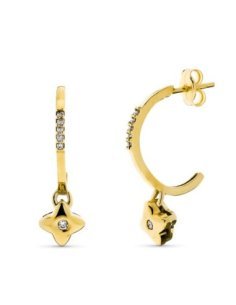 18K AROS ORO AMARILLO CON...
