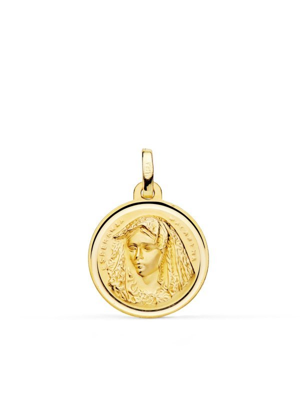 18K MEDALLA ORO AMARILLO VIRGEN...