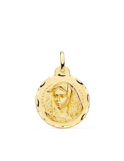 18K MEDALLA VIRGEN MACARENA...