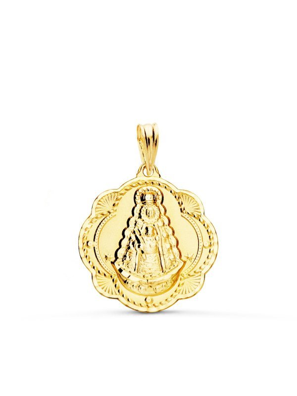 18K VIRGEN DEL ROCIO PANDERETA 22 X...