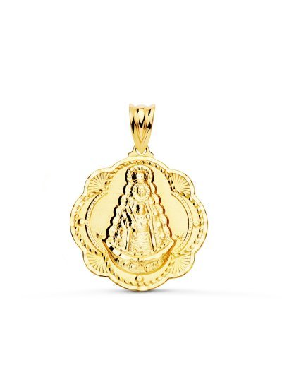 18K MEDALLA VIRGEN DEL...