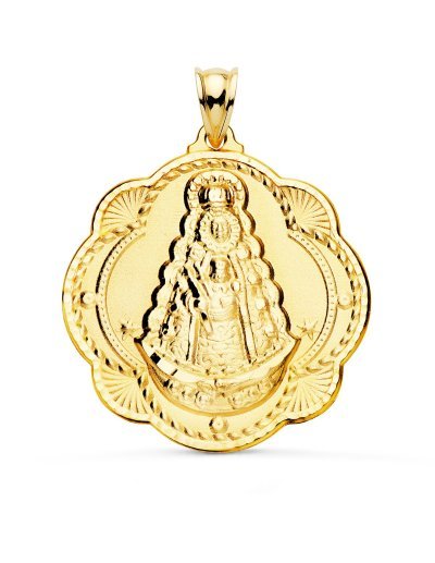 18K MEDALLA VIRGEN DEL...