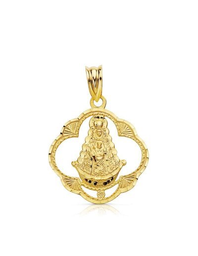 18K MEDALLA VIRGEN DEL...