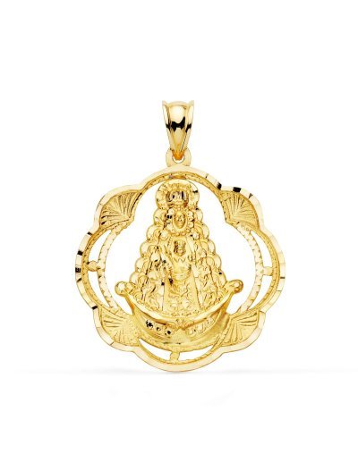 18K MEDALLA VIRGEN DEL...
