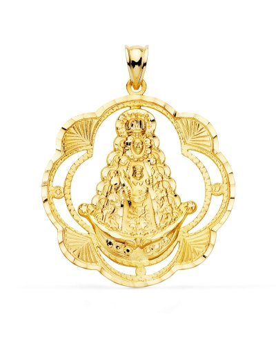 18K MEDALLA VIRGEN DEL...