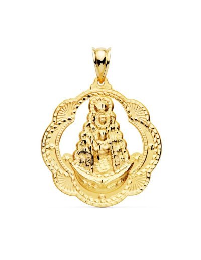 18K MEDALLA VIRGEN DEL...