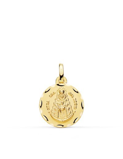 18K MEDALLA VIRGEN DEL...