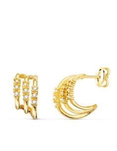 18K PENDIENTES ORO AMARILLO...