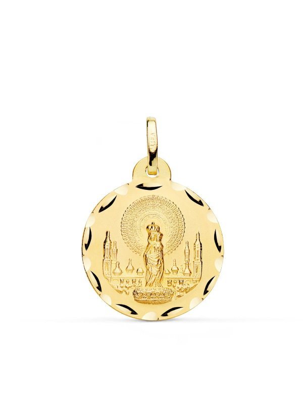 18K MEDALLA ORO AMARILLO VIRGEN DEL...
