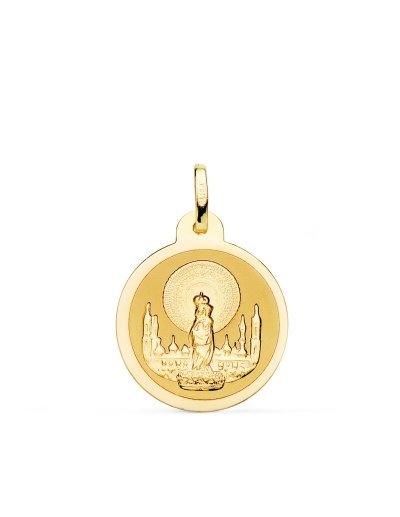 18K MEDALLA VIRGEN PILAR EN...