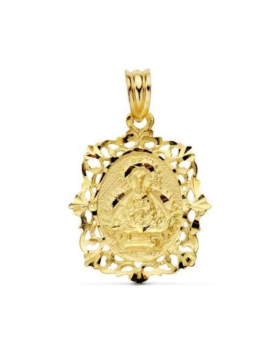 18K MEDALLA VIRGEN DE LA...