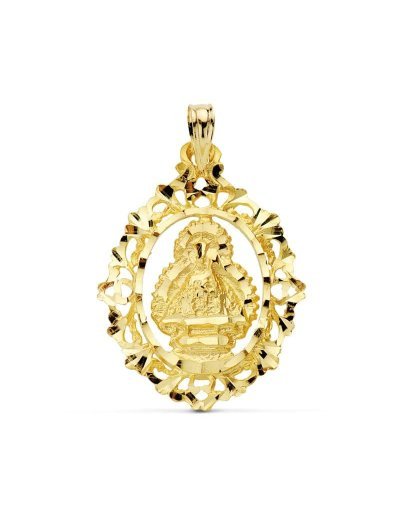 18K MEDALLA VIRGEN DE LA...