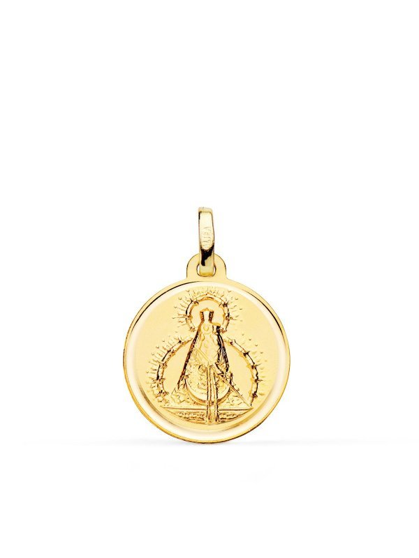 18K MEDALLA ORO AMARILLO VIRGEN DE LA...