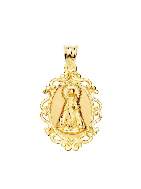 18K MEDALLA ORO AMARILLO VIRGEN DE...