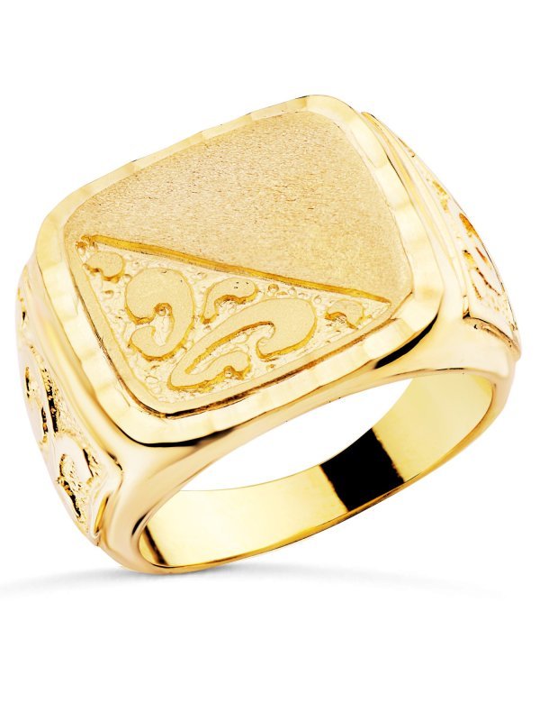 18K SELLO ORO AMARILLO CABALLERO...