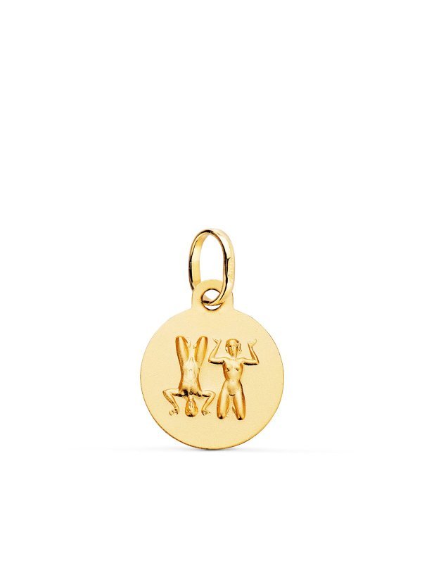 18K MEDALLA HOROSCOPO ORO AMARILLO...