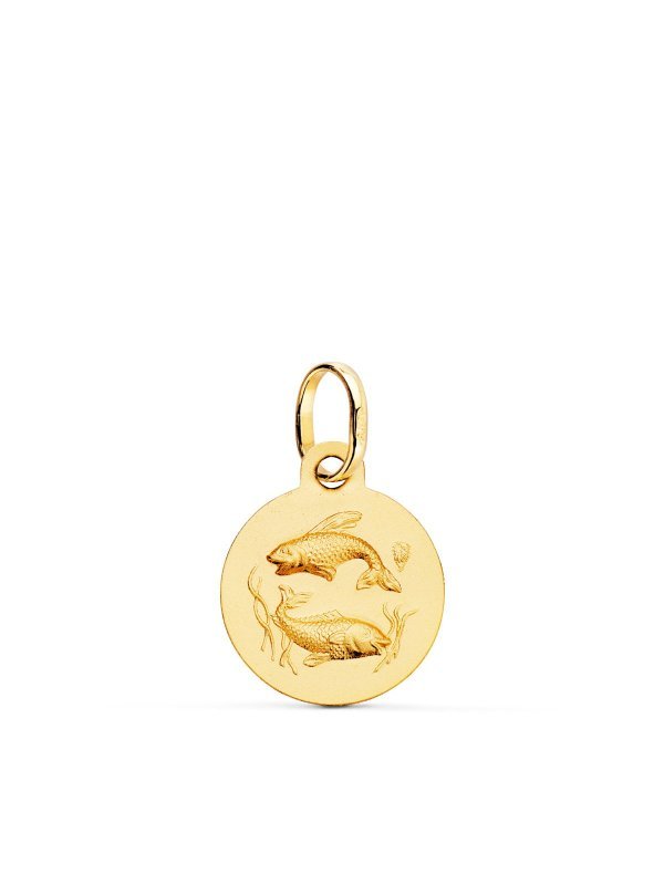 18K MEDALLA HOROSCOPO ORO AMARILLO...