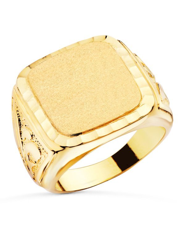 18K SELLO ORO AMARILLO CABALLERO...