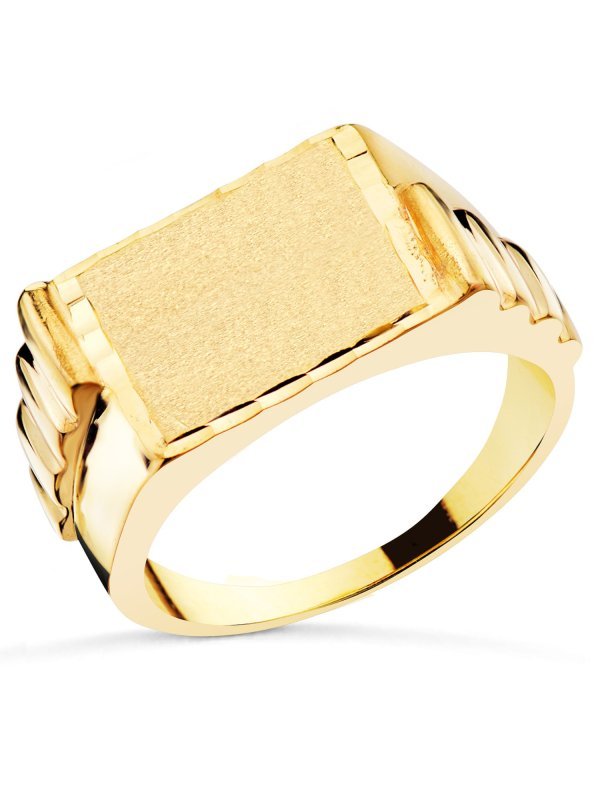 18K SELLO ORO AMARILLO CABALLERO...