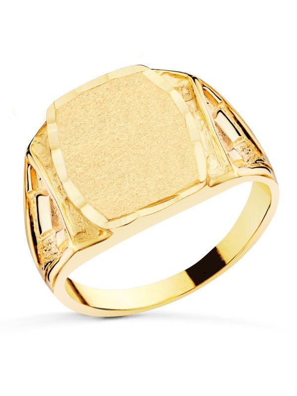 18K SELLO ORO AMARILLO CABALLERO...