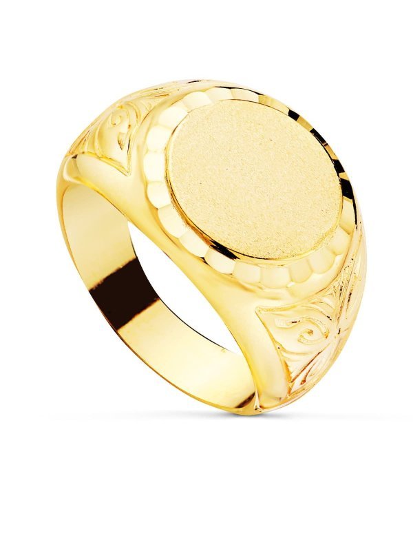 18K SELLO CABALLERO ORO AMARILLO...
