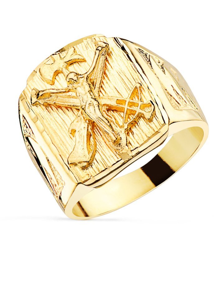 18K SELLO ORO AMARILLO MACIZO CON...