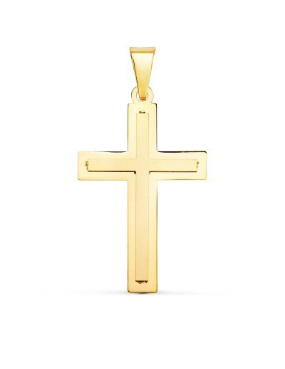 18K CRUZ ORO AMARILLO...