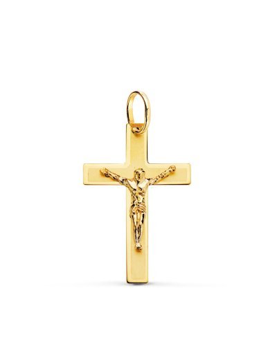 18K CRUZ ORO AMARILLO CON...