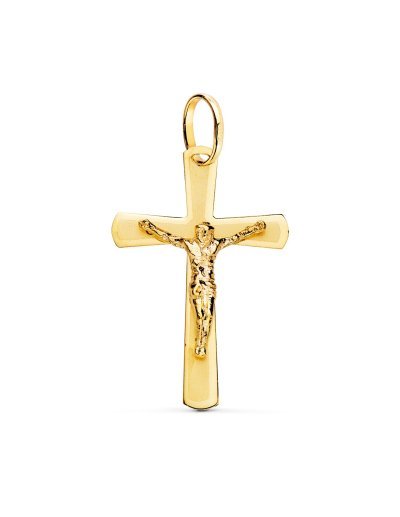 18K CRUZ ORO AMARILLO CON...
