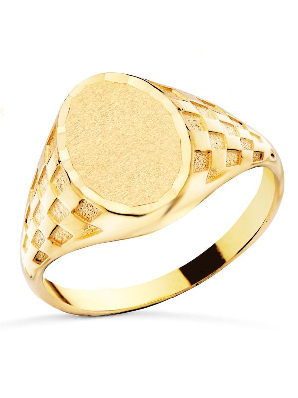 18K SELLO ORO AMARILLO MACIZO CADETE...