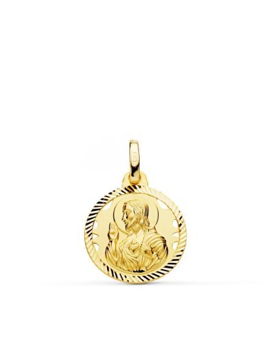 18K MEDALLA CRISTO SAGRADO...