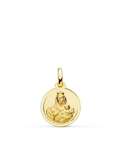 18K MEDALLA VIRGEN DEL...