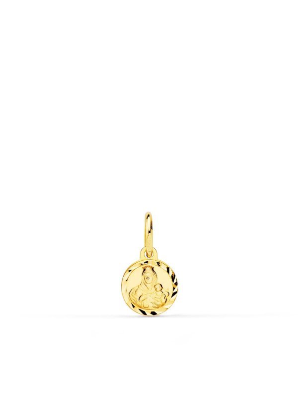 18K MEDALLA ORO AMARILLO MINI VIRGEN...
