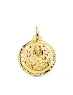 18K MEDALLA VIRGEN DEL...