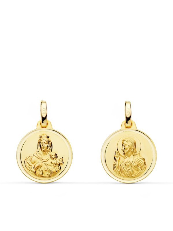 18K ESCAPULARIO BISEL VIRGEN DEL...