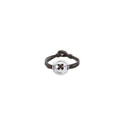 PULSERA CON TIRAS DE CUERO...