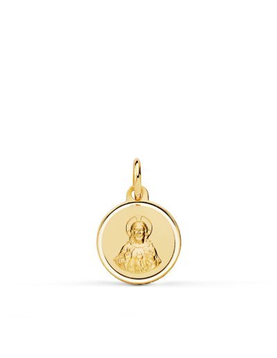 18K MEDALLA CRISTO SAGRADO...