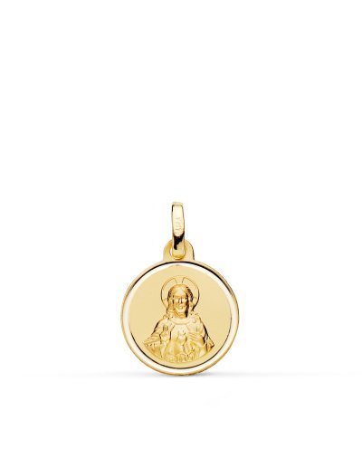 18K MEDALLA CRISTO SAGRADO...