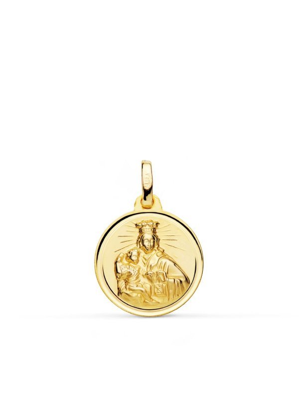 18K MEDALLA VIRGEN MARIA DEL CARMEN...
