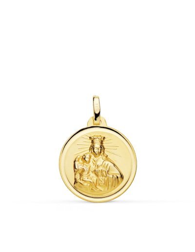 18K MEDALLA VIRGEN MARIA...