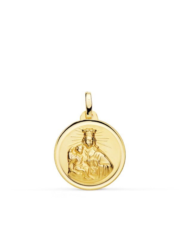 18K MEDALLA VIRGEN MARIA DEL CARMEN...