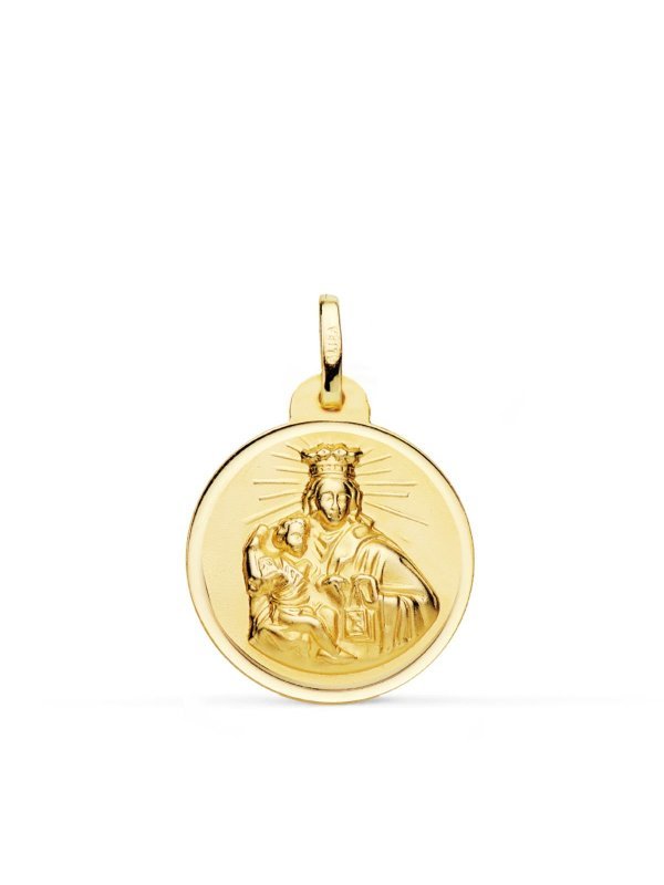 18K MEDALLA VIRGEN MARIA DEL CARMEN...